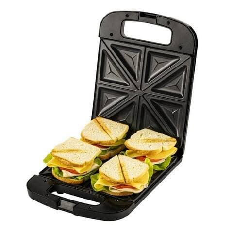Adler Adler grill à sandwich AD 3055, 2000 W, grille-pain pour 4 Sandwiches 2000 W