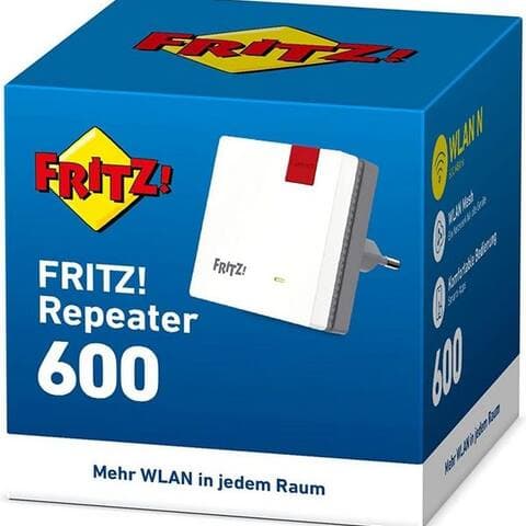 FRITZ ! FRITZ!répéteur 600 WiFi-répéteur, WPS, WiFi Mesh, Ver­stär­ker bis zu 600 MBit/s (2,4 GHz)