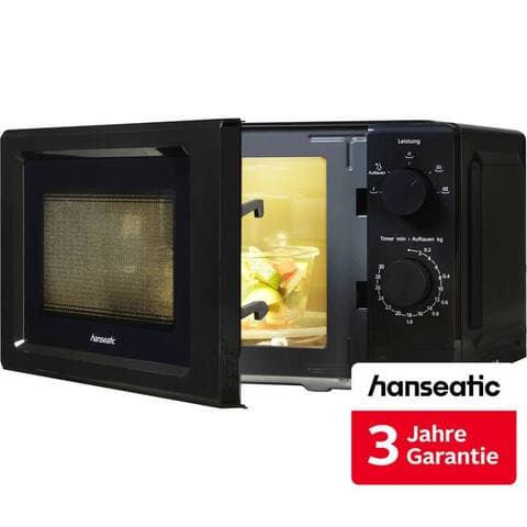 Hanseatic Hanseatic micro-ondes HM19B1M, micro-ondes, 19 l, inkl. 3 Jahre Herstellergarantie
