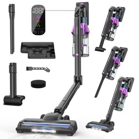 Lubluelu lubluelu Akku-Hand-et aspirateur balai G30 sans filer Akkusauger avec KnickRohr 50000pa / 2-in-1-station de charge,