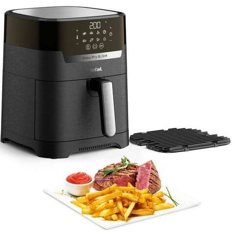 TEFAL air fryer Easy Fry & Grill Precision, 2-in-1 Heissluftfriteuse & Grill, 1550 W, XL Kapazität, 8 Programme,