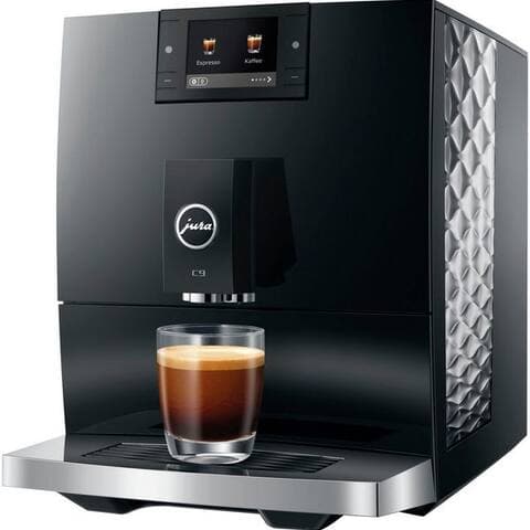 JURA machine expresso automatique 15753 C9 (EA), Piano Black, 17 Spezialitäten, WiFi, Hot&Light Brew, Feinschaum