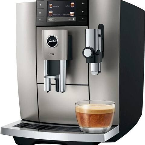 JURA machine expresso automatique 15712 E8 (ED), Midnight Silver, 27 Spezialitäten, WiFi, Hot & Light Brew, Sweet