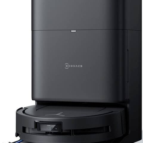 ECOVACS robot aspirateur avec Wischfunktion, DEEBOT T80 OMNI, Noir, 80 W, et Wischroboter avec Absaugstation