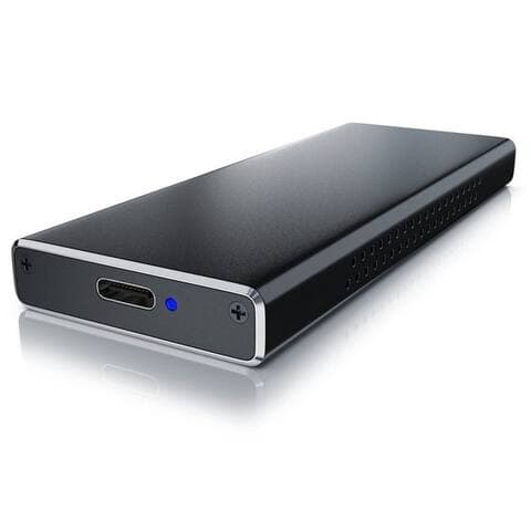 Csl CSL disque durn-Gehäuse pour NVME M.2 SSDs, USB 3.2 Gen2 disque durngehäuse aus Aluminium, (1 St), M.2 Key-M