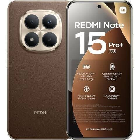 XIAOMI Redmi Note 15 Pro Plus 5G 256GB téléphone (17,35 cm/6,83 pouces, 256 GB Speicherplatz)