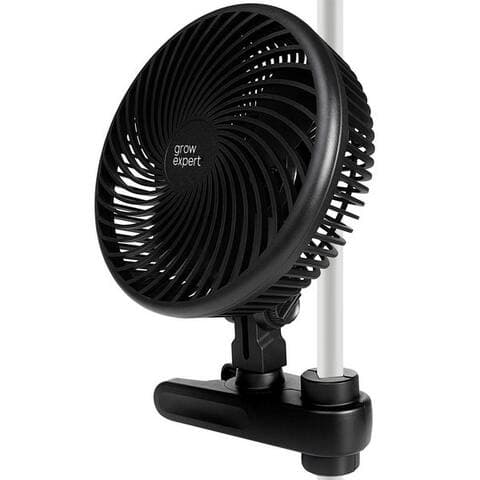 Grow Grow Expert Wandventilateur Grow Clip-ventilateur EC-Motor, 10 Stufen leiser Umluftventilateur, 20cm, 560
