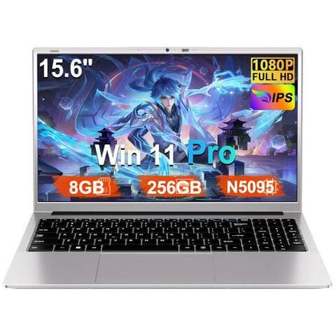 Bvate bvate RK60 ordinateur portable 15.6 pouces 8GB RAM 256GB SSD 1920x1080 ordinateur portable (Celeron N5095,