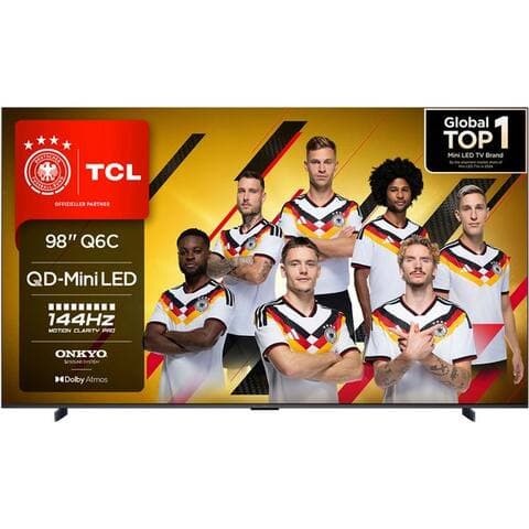 TCL 98Q6CX7 Mini-LED-téléviseur (248 cm/98 pouces, 4K Ultra HD, TV connectée, Google TV, 4K Multi-HDR Dolby