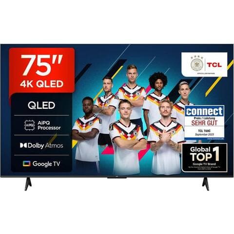 GOOGLE 75T69CX1 QLED-téléviseur (189 cm/75 pouces, 4K Ultra HD, Google TV)