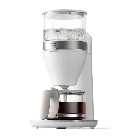 PHILIPS cafetière filtre HD5416/00 Café Gourmet weiß, 1,25l Kaffeekanne, Tropfstopp et Abschaltfunktion,