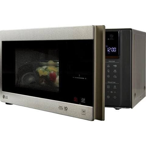 LG micro-ondes MS 2595 CIS, micro-ondes, 25 l, Smart Inverter Technologie, echte Glasfront