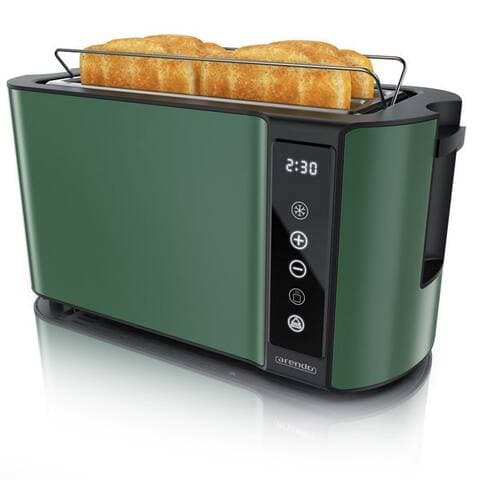 Arendo Arendo grille-pain Wärmeisoliertes Doppelwandgehäuse, écran avec Restzeitanzeige, 2 lange Schlitze, pour 4