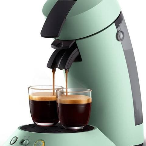 PHILIPS Senseo Kaffeepadmaschine Original Plus CSA210/80, avec zwei Kaffee-Einstellungen, Gratis-Zugabe 1