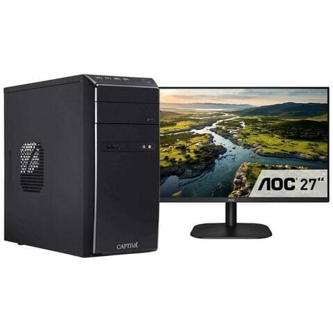 Captiva CAPTIVA Power Starter R98-532 TFT Betle PC professionnel (68,6 pouces, AMD Ryzen 5 5600G, -, 8 GB RAM, 1000