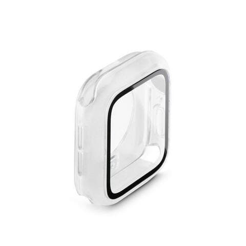 Hama montre connectée-Coque Schutzhülle pour Apple montre 10/Apple montre 11, 42 mm, Transparent