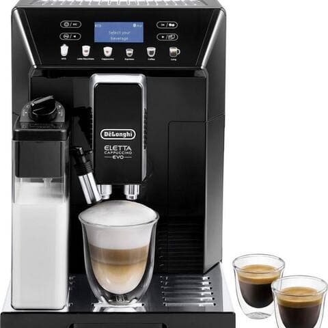 De'Longhi De'Longhi machine expresso automatique Eletta Evo ECAM46.860.B - Espresso, (Long) Coffee, Cappuccino, Latte,