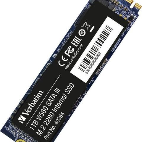 Verbatim Verbatim Vi560 S3 M.2 interne SSD (1 TB) 560 MB/S Lesegeschwindigkeit, 520 MB/S Schreibgeschwindigkeit