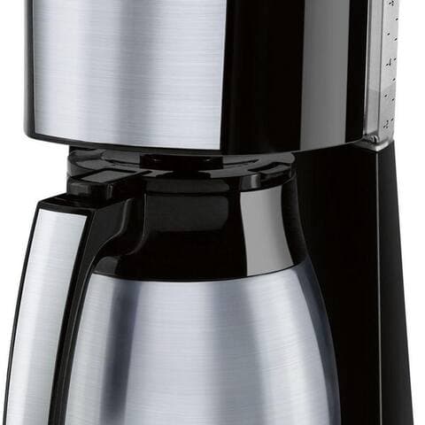 Melitta Melitta cafetière filtre Enjoy® Top Therm 1017-08 Noir, 1,25l Kaffeekanne, Papierfilter 1x4, avec