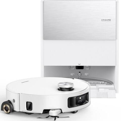 DREAME Nass-Trocken-robot aspirateur avec Wischfunktion Aqua10 Roller, 600 W, avec Beutel, Warmwasser-Wischsystem,