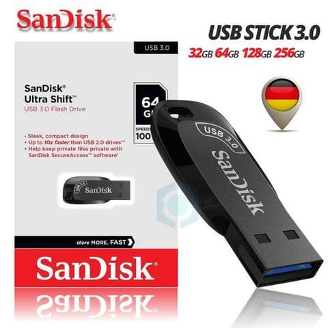SANDISK SanDiskUltra Shift 3.0 USB Flash Drive 128GB clé USB