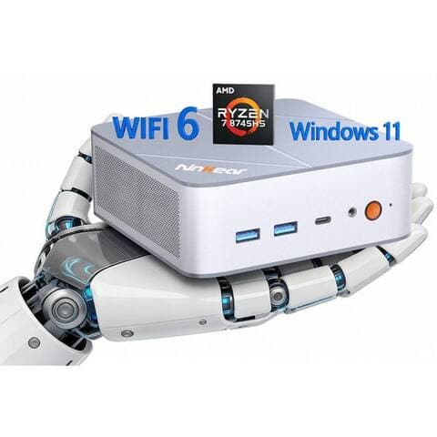 Ninkear Ninkear Gaming PC,AMD Ryzen 7 8745HS(bis zu 4.9GHz),16GB DDR5 1TB SSD Computer mini PC (AMD AMD Radeon™ 780M,