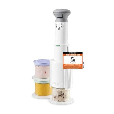 Genius Genius sorbetière Freeze Wand sorbetière Set 5-tlg - Eis, Sorbet, Slushie, Milchshake, 2,4 l, 5