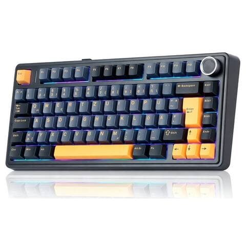 Nsihing nsihing AULA F75 DE-Layout QWERTZ Mechanische clavier RGB Hot Swap Gaming-clavier