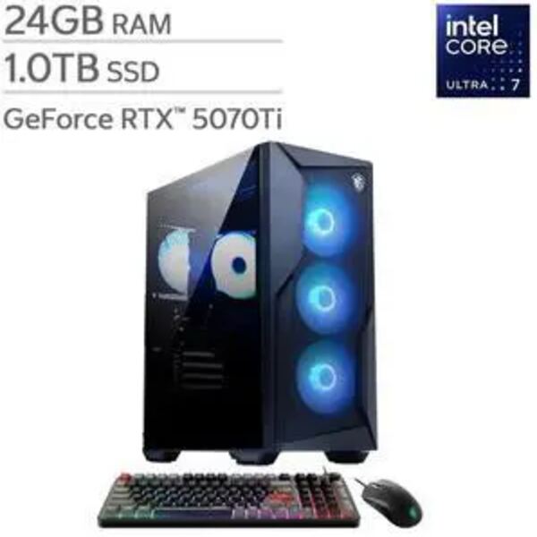 MSI Codex R 12TC — PC fixe gaming (i7, 16 Go, 1 To, RTX 4060)