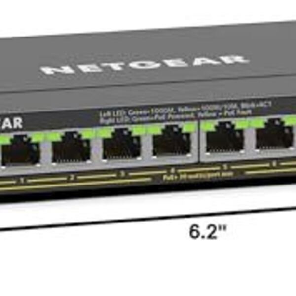 Switch GS308EP — 8 ports Gigabit avec PoE