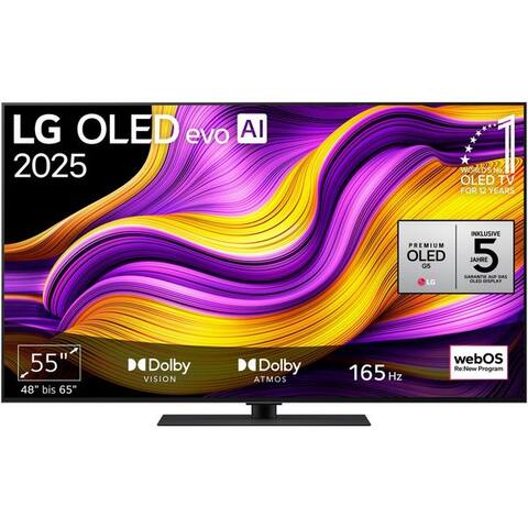 LG OLED55G59LS OLED-téléviseur (139 cm/55 pouces, 4K Ultra HD, TV connectée)