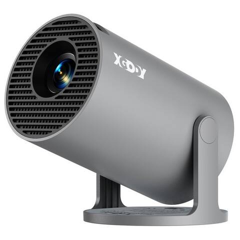 Xgody XGODY Gimbal 3 Mini Tragbarer Projektor 4K Android 11 WiFi6 BT 5.4 LCD-projecteur (8000:1, 1920x1080 px,