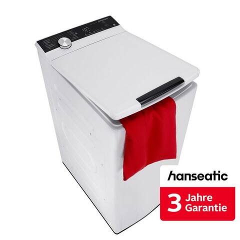 Hanseatic Hanseatic lave-linge Toplader HTWK813A, 8 kg, 1300 U/min, inkl. 3 Jahre Herstellergarantie