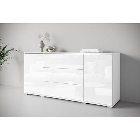 Otto Home OTTO home Sideboard Kenia, Kommode pour das Schlafzimmer/Wohnzimmer (1 St), Modernes Sideboard avec 3