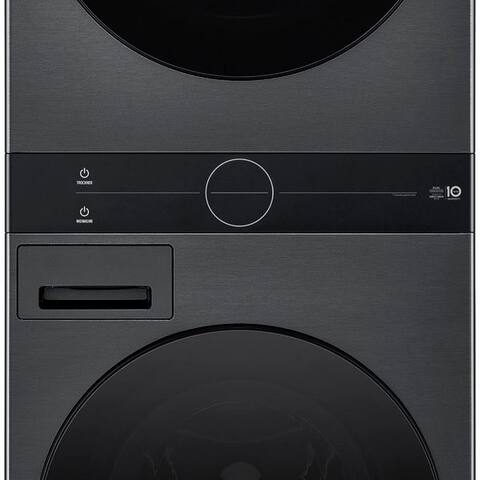LG Waschsèche-linge WT1210BBF, 12 kg, 10 kg, 1400 U/min, Smart Diagnosis®