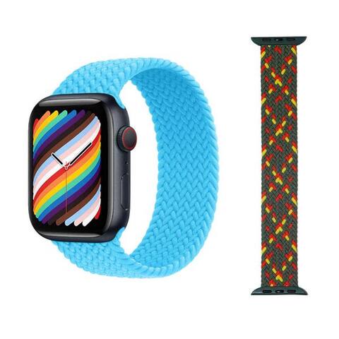 Wigento Bracelet pour montre connectée pour Apple montre 10 46mm / Ultra 1 + 2 49 / 9 8 7 45 / 6 SE 5 4 L Band