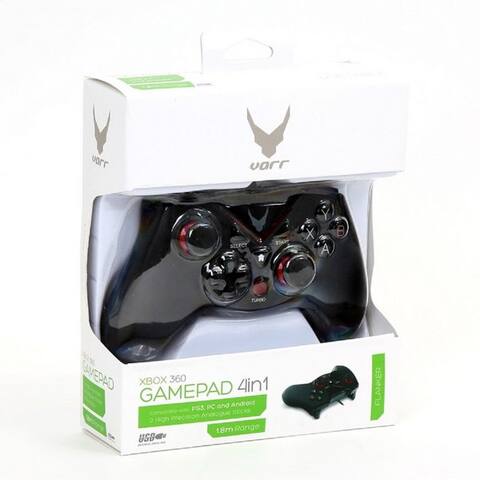 Platinet Platinet Omega Wired manette – 4in1 manette avec Vibration & 12 Tasten manette