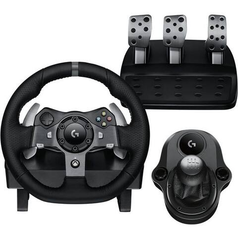 LOGITECH G G920 Xbox PC Lenkrad avec Schaltung et Pedalen Gaming-Lenkrad (Driving Force Komplett Set avec 6 Gänge
