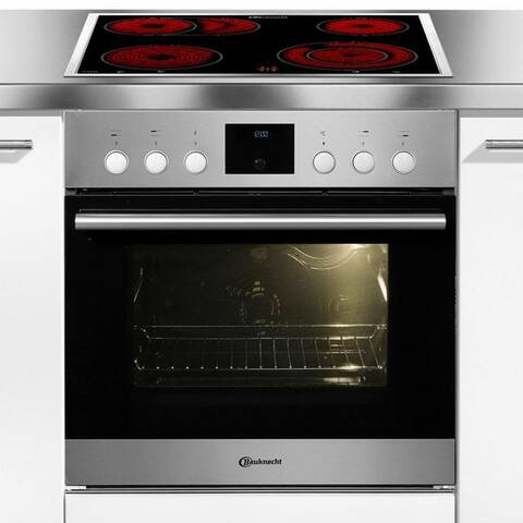 Bauknecht BAUKNECHT Elektro-Herd-Set Heko Tango, avec 2-fach-Teleskopauszug, Pyrolyse-Selbstreinigung, Pizzafunktion –