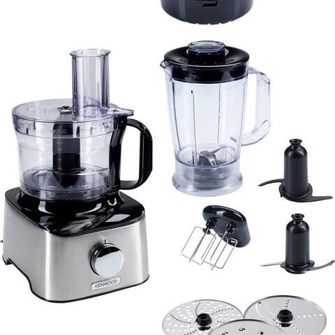 KENWOOD Kompakt-robot de cuisine Multipro Compact FDM301SS, 800 W, Schneiden, raspeln, kneten, schlagen, verquirlen,