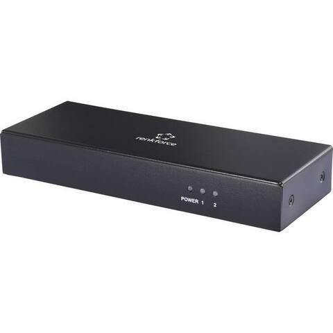 Renkforce Renkforce DVI-switch RF-DVIS-200 DVI-Splitter zur internen Verwendung, Ultra HD-fähig 3480