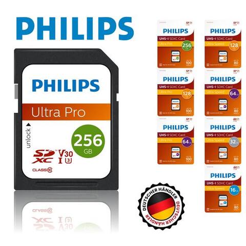 PHILIPS Philips SD-Karte Ultra Speed 32 GB carte mémoire (32 GB, UHS-I Class10)