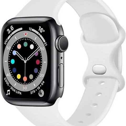 Baker Bracelet pour montre connectée Apple montre Armband 44mm 45mm 49mm 46mm 42mm 40mm 41mm 38mm, Weiches Silikon