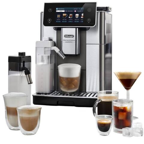 De'Longhi De'Longhi machine expresso automatique Primadonna Aromatic ECAM630.75.TM - 35 eiskalte & heiße Kaffeerezepte,