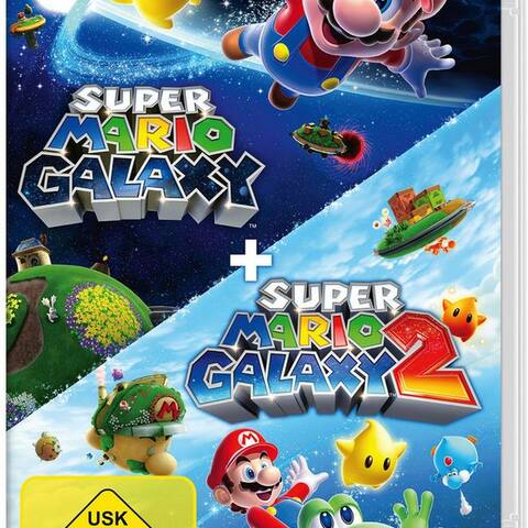 NINTENDO Super Mario Galaxy + Super Mario Galaxy 2 (Softwarekarte), Nintendo switch