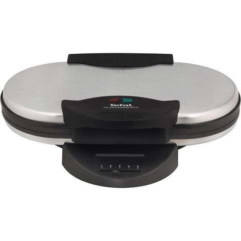 TEFAL gaufrier WM311D, 1200 W, 2 Herzwaffeln gleichzeitig, stufenloser Temperatur pour Wunsch-Bräunung