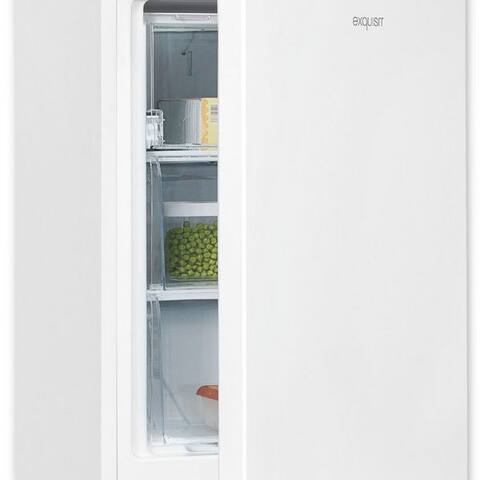 Exquisit exquisit congélateur GS81-040B weiss, 85 cm hoch, 54,5 cm breit, Viel Platz, starke Gefrierpuissance