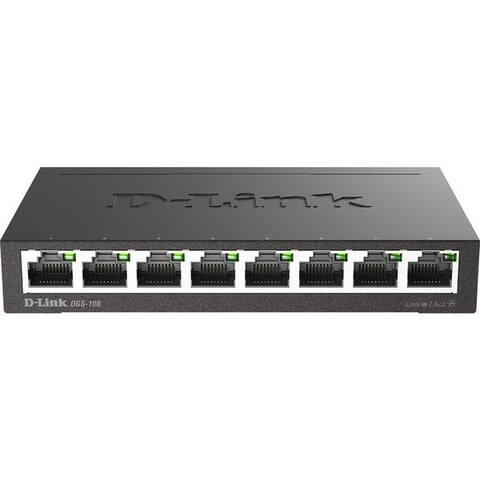 D-Link D-Link D-Link DGS-108, switch Netzwerk-switch