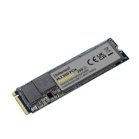 Intenso Intenso Premium SSD-disque dur (250 GB) M.2" 2100 MB/S Lesegeschwindigkeit, 1100 MB/S Schreibgeschwindigkeit