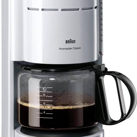 BRAUN cafetière filtre Aromaster Classic KF 47/1, Papierfilter 1x4, 1.000 W, automatische Abschaltung,
